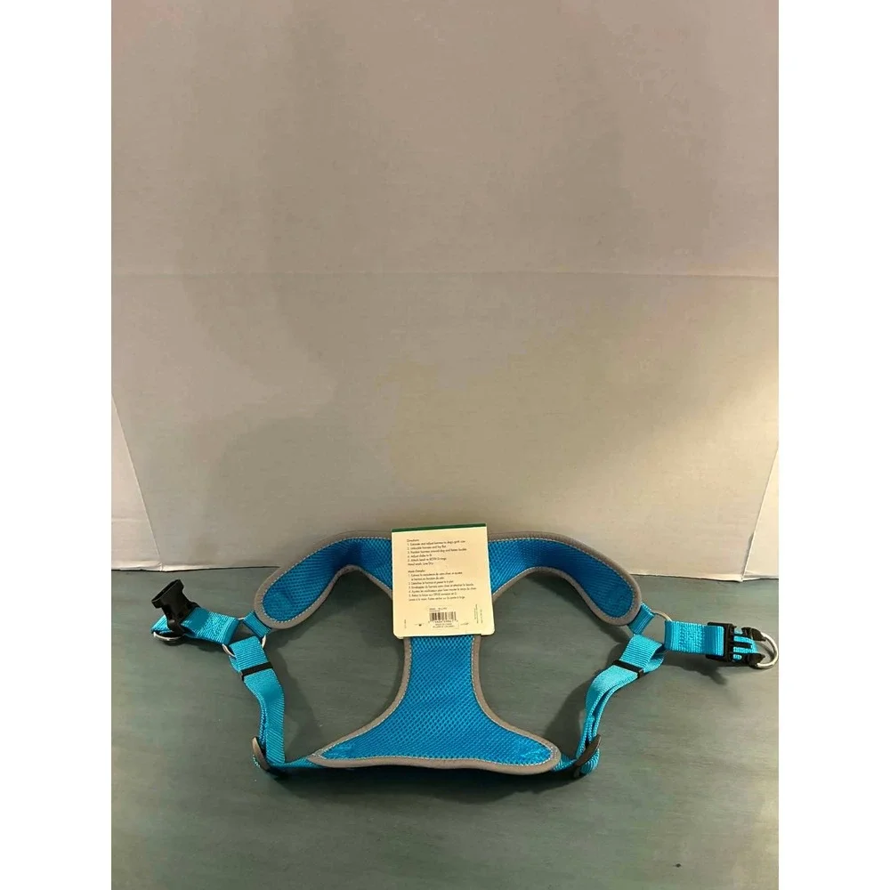 Coastal Dog Harness Large Blue New Reflective Comfort Soft Mesh Wrap Harness